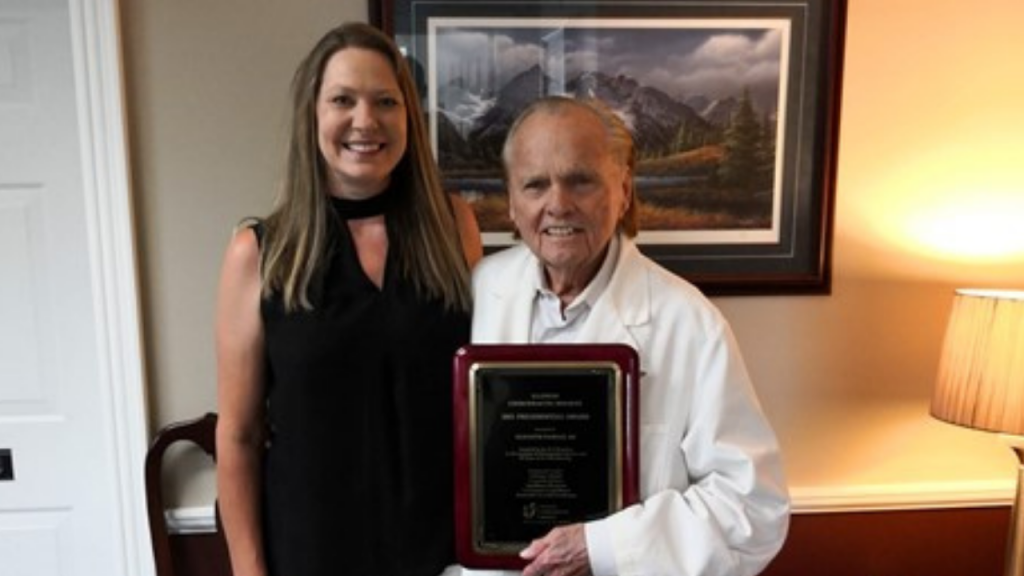 DR. KENNETH PANGLE PRESENTED PRESIDENT’S AWARD
