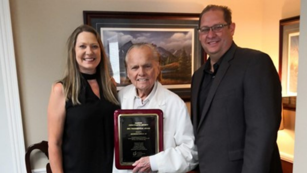DR. KENNETH PANGLE PRESENTED PRESIDENT’S AWARD